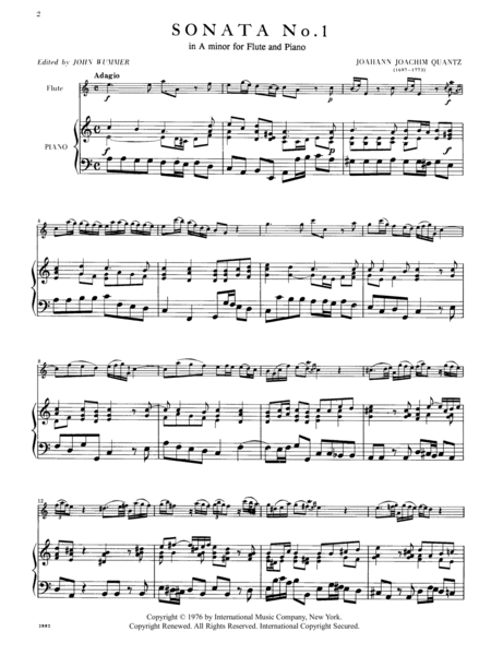 Three Sonatas In A Minor, D Major, D Major