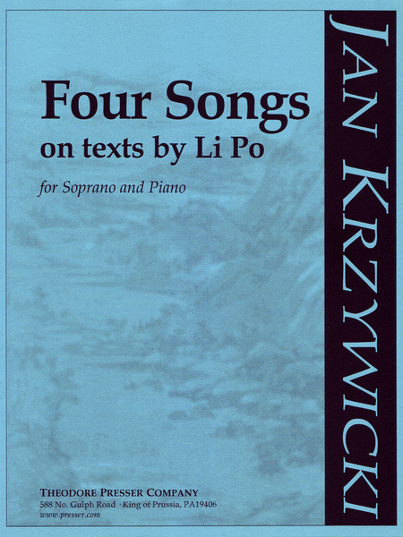 Four Songs on texts by Li Po