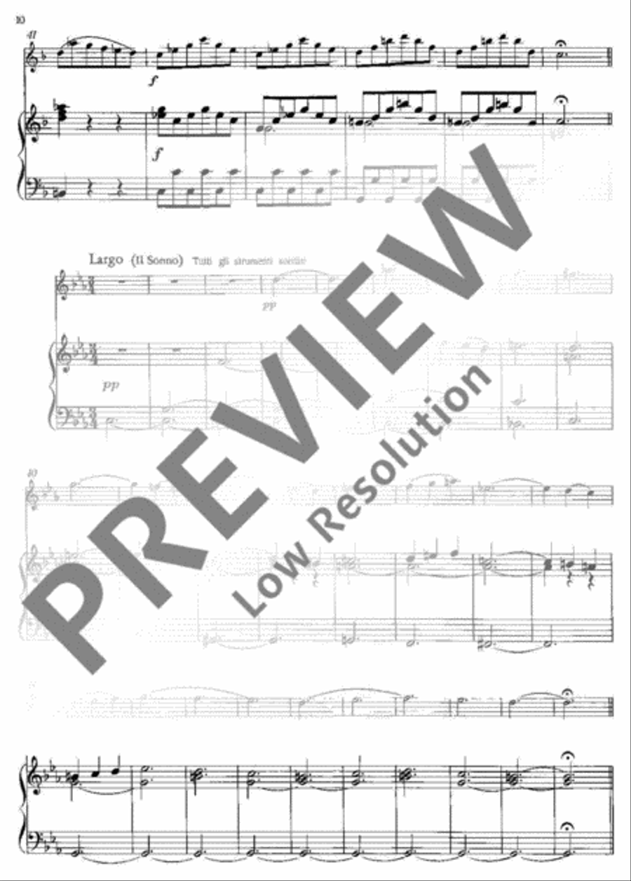 Concerto No. 2 G minor Flute scores gallery preview page 11