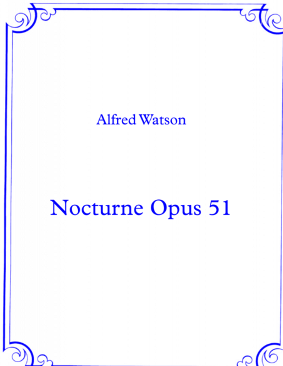 Nocturne Opus 51 Nocturne Opus 51 Piano Solo scores gallery preview page 1