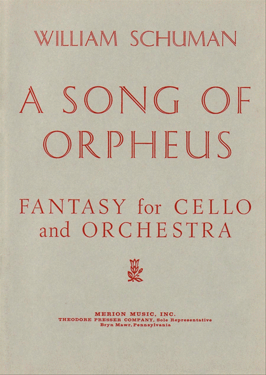 A Song of Orpheus Orchestra scores gallery preview page 1