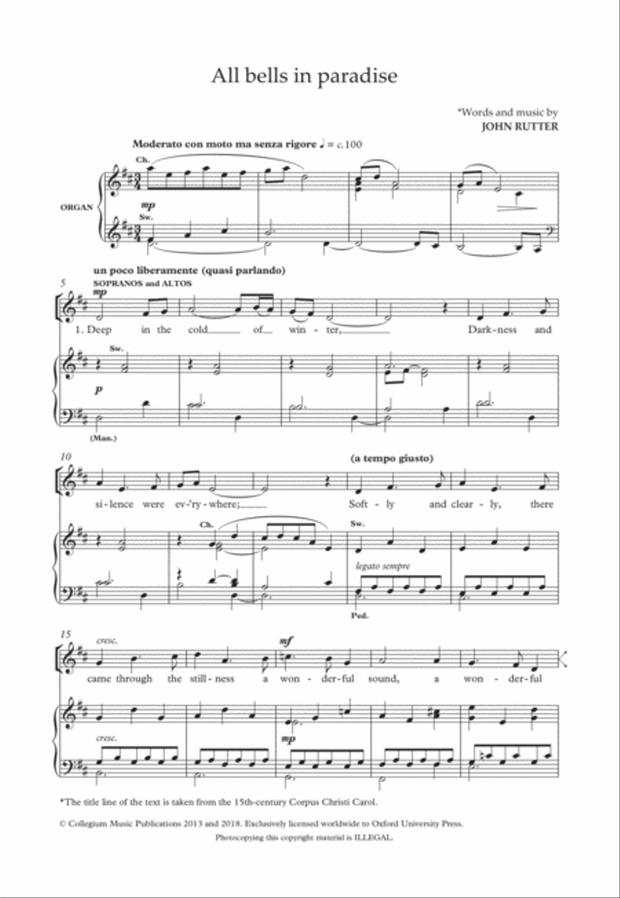 All bells in paradise (SA&Men) TB scores gallery preview page 1