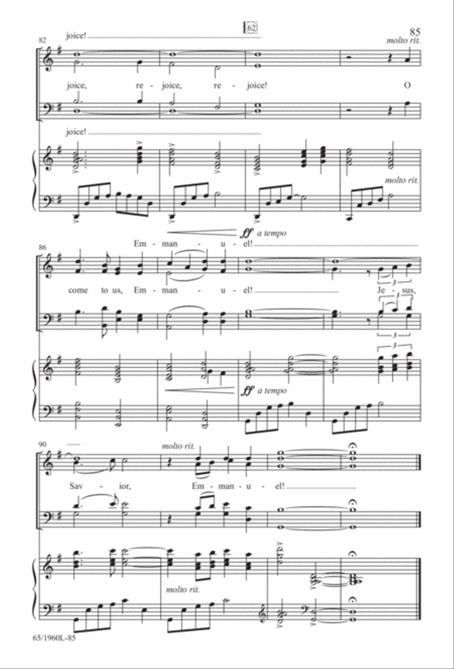 A New Birth...A New Beginning 4-Part scores gallery preview page 86