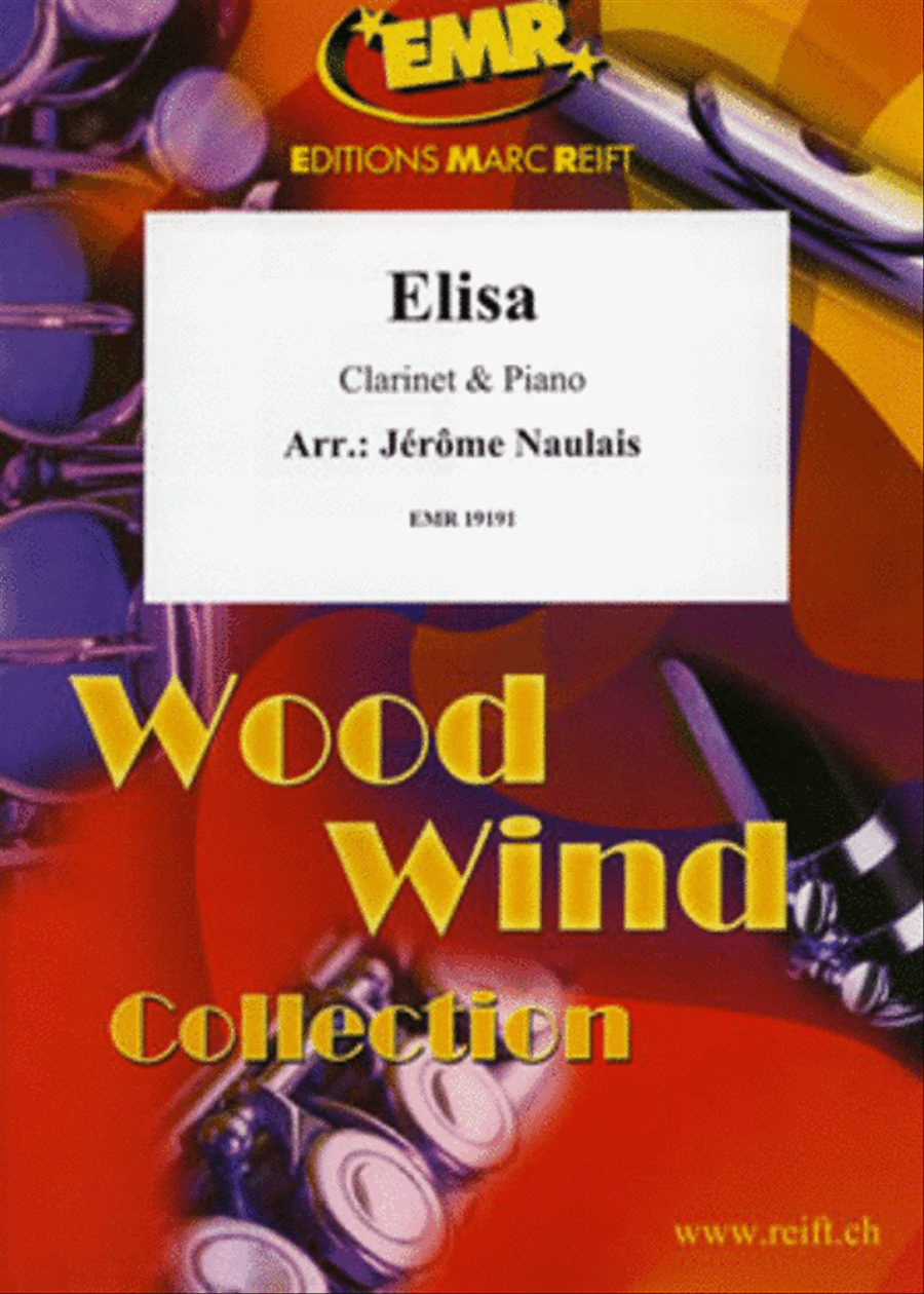 Elisa Clarinet Solo scores gallery preview page 1
