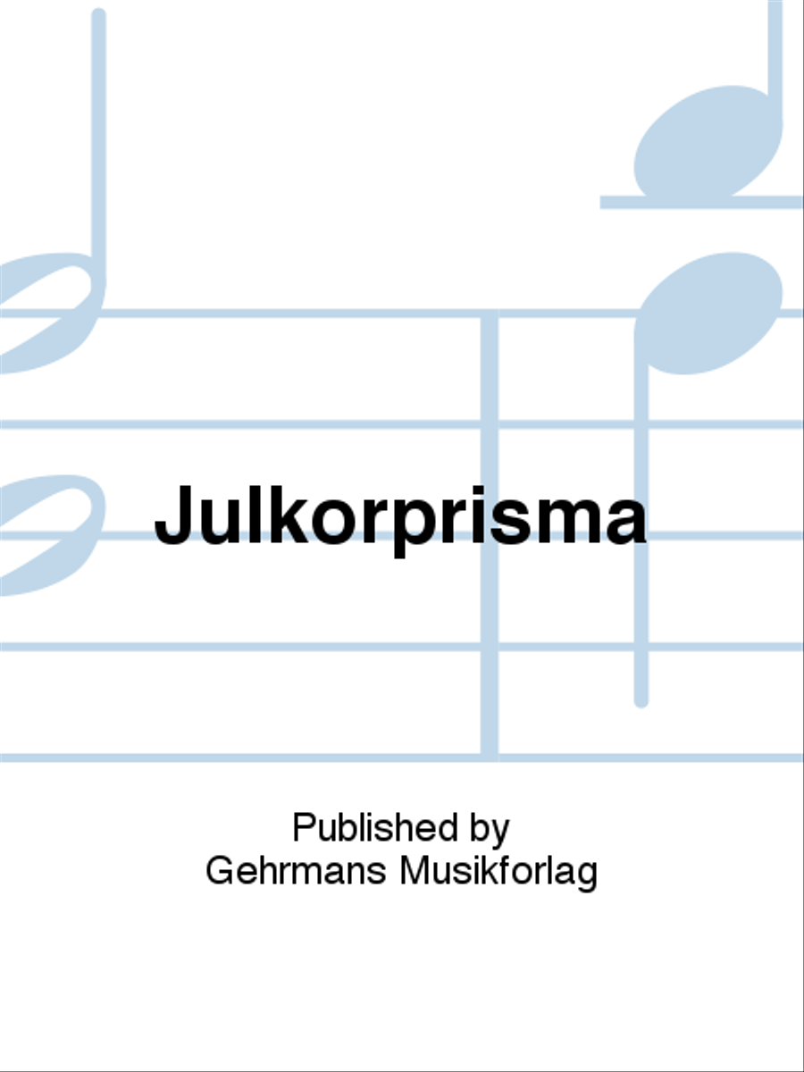 Julkorprisma SSA - Sheet Music