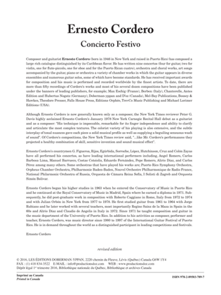 Book cover for Concierto Festivo