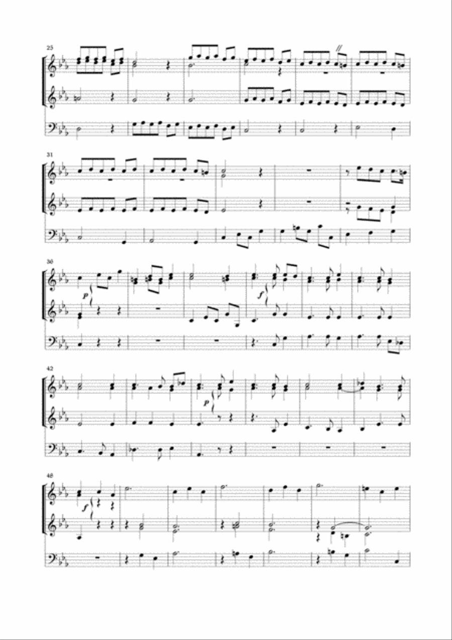 PRAELUDIUM in Mib - G. D. Leyding - For Organ Organ Solo scores gallery preview page 2