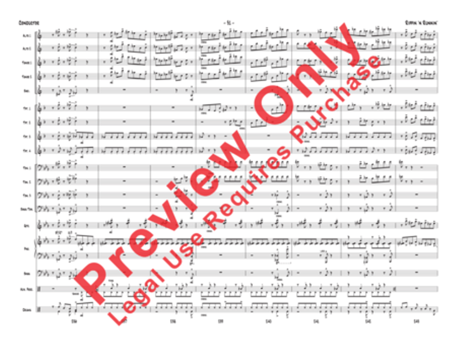 Rippin' 'n Runnin' Jazz Ensemble scores gallery preview page 32