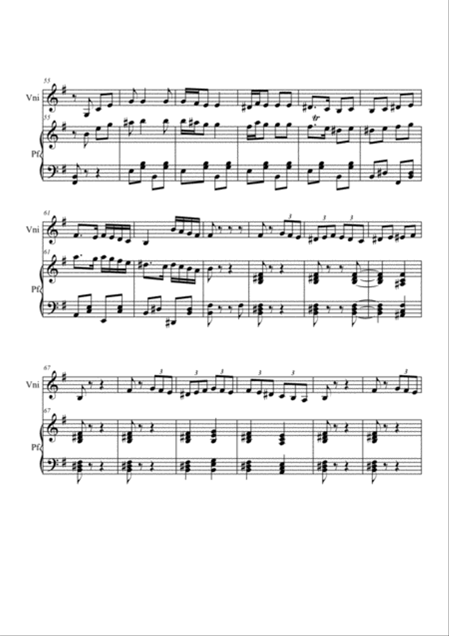 Kletzmer. Violin and piano Violin Solo scores gallery preview page 4