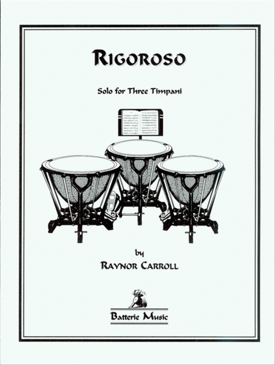 Rigoroso Percussion scores gallery preview page 1