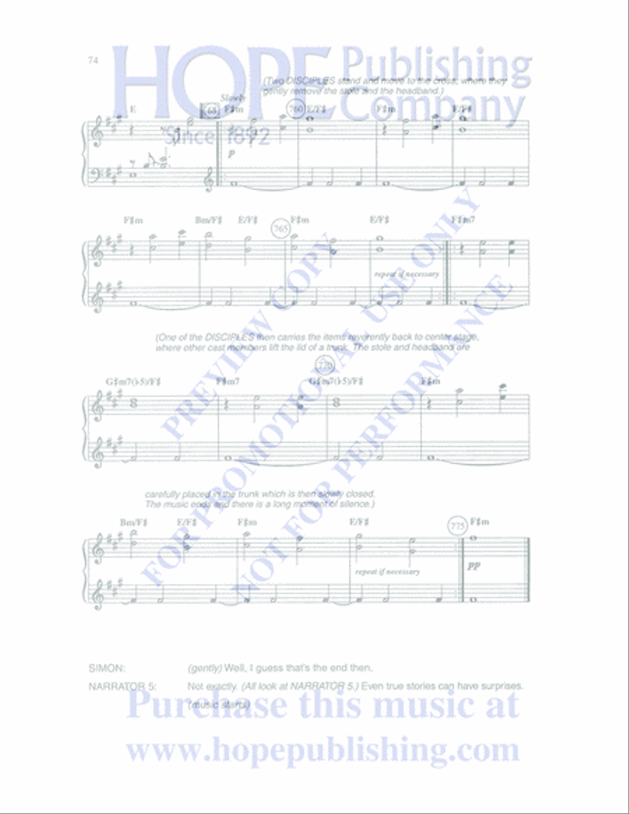 Once Upon a Parable Unison Choir scores gallery preview page 74
