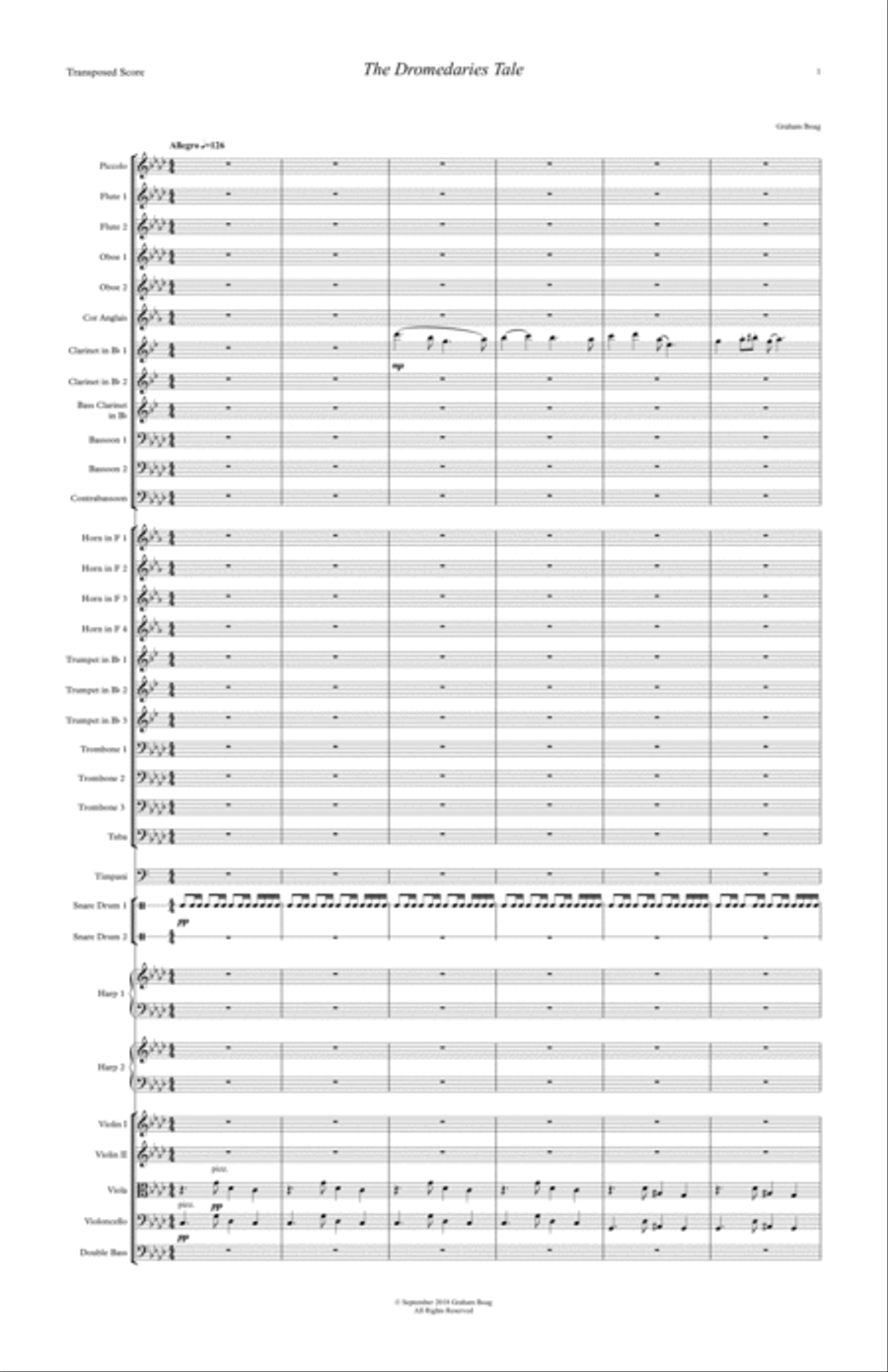 The Dromrdairies Tale The Dromrdairies Tale Full Orchestra scores gallery preview page 3