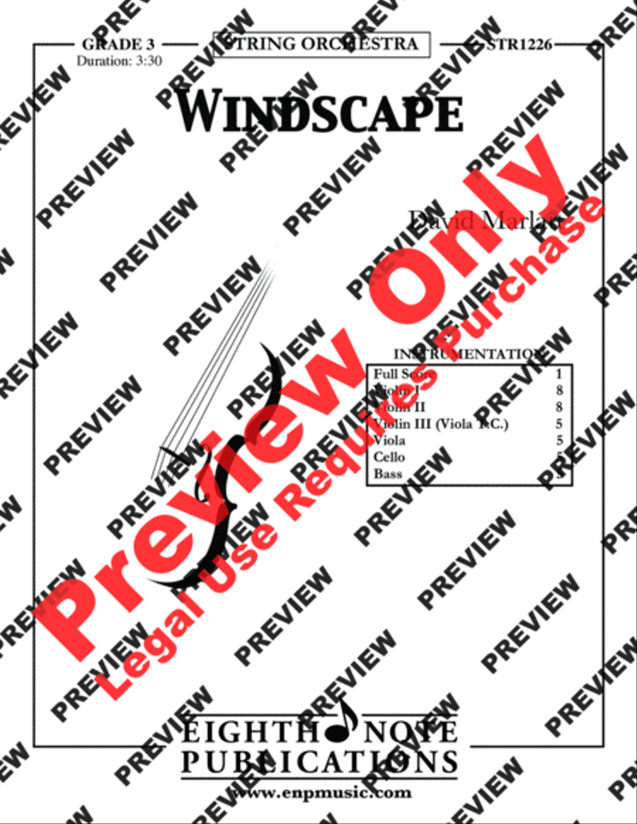 Windscape String Orchestra scores gallery preview page 2