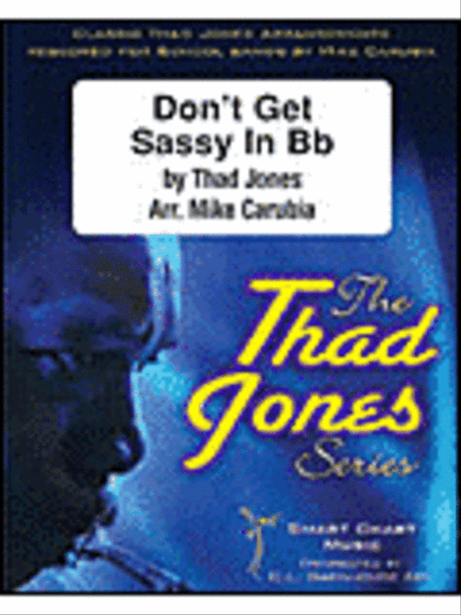 Don't Get Sassy (in Bb) Jazz Ensemble scores gallery preview page 1