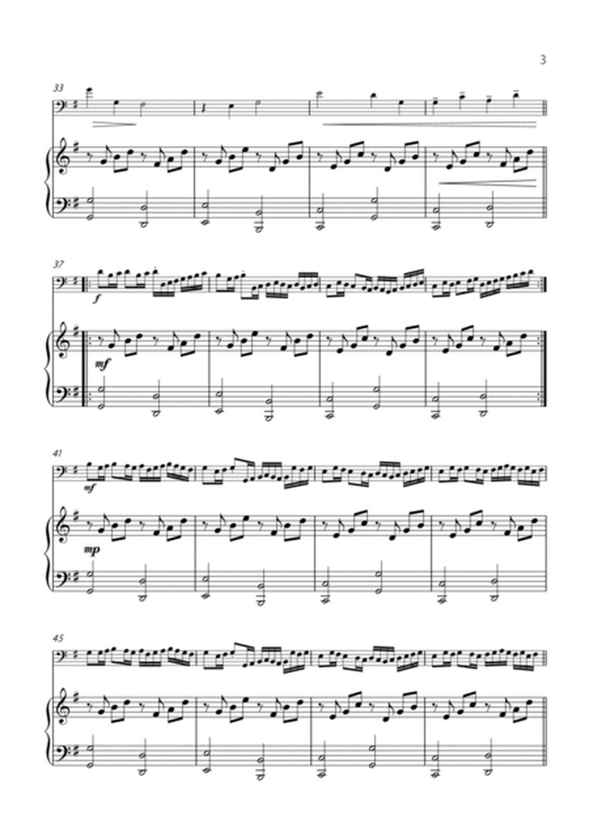 "Canon" by Pachelbel - Version for TUBA with PIANO image number null