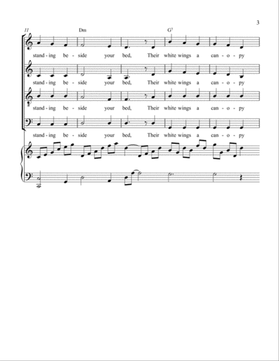 Angels (S.A.T.B.) 4-Part scores gallery preview page 3