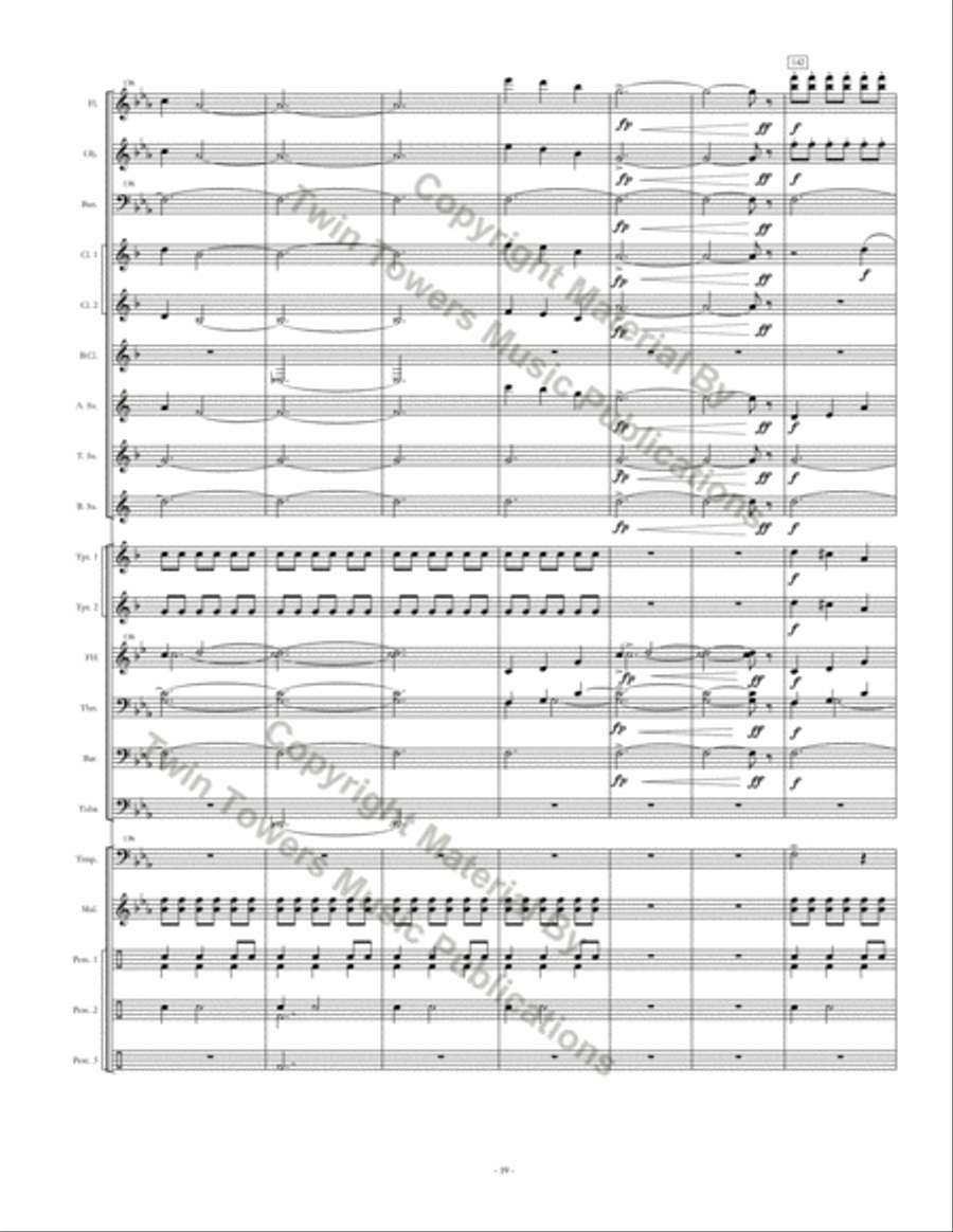Monuments Monuments Concert Band scores gallery preview page 20