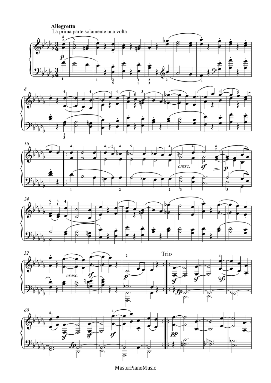 Beethoven - Moonlight Sonata (FULL) Piano Solo scores gallery preview page 5