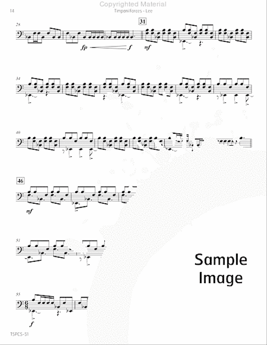 Timpani Forces Timpani Forces Percussion scores gallery preview page 17