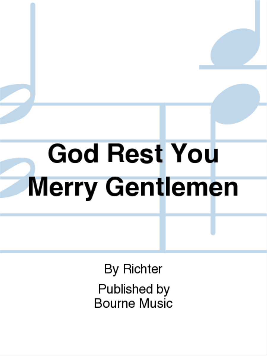 God Rest You Merry Gentlemen Piano Solo scores gallery preview page 1