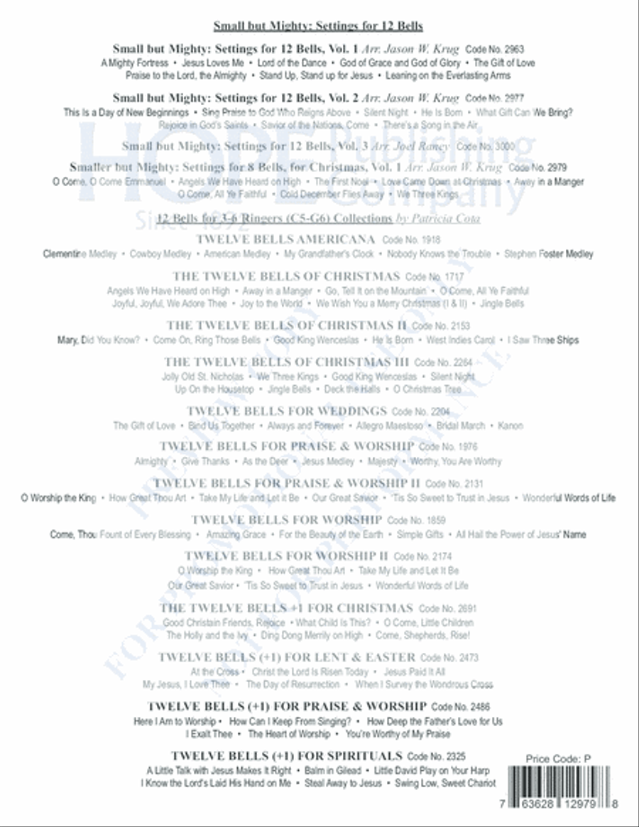 Small-ER But Mighty, Vol. 1 for Christmas Repoducible Handbell Choir scores gallery preview page 21