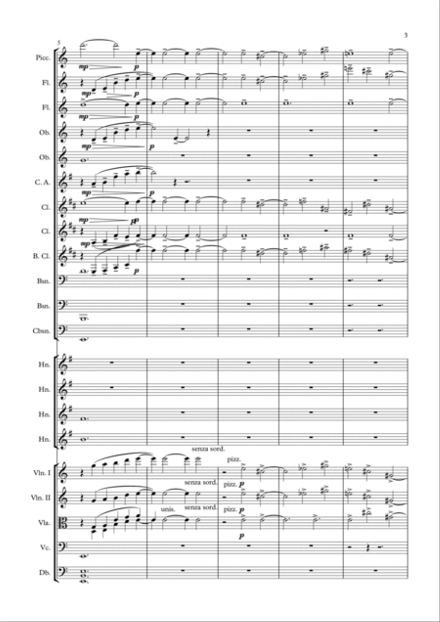 Submerged Cathedral (pd) Full Orchestra scores gallery preview page 3