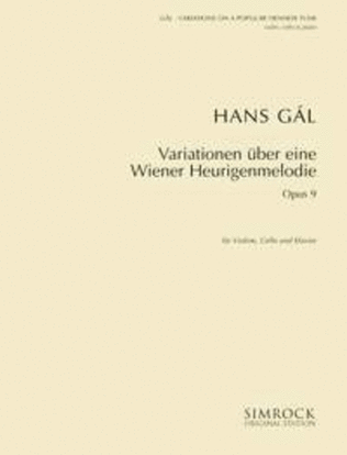 Book cover for Variations op. 9