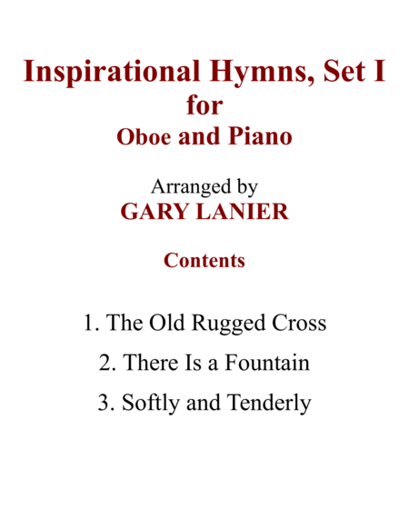 INSPIRATIONAL HYMNS, SET I (Duets for Oboe & Piano) image number null