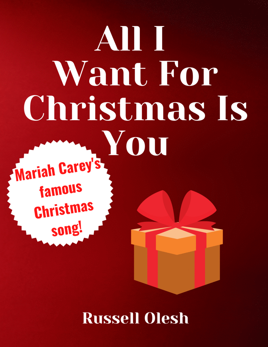 All I Want For Christmas Is You Easy Piano scores gallery preview page 1