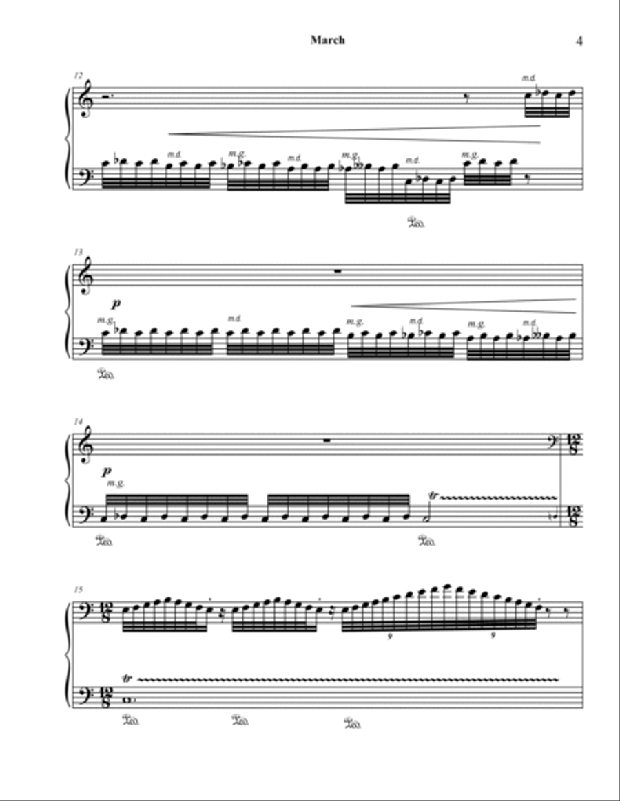 March (…and yet another blizzard) Piano Solo scores gallery preview page 4