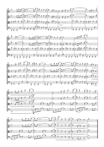 Just The Way You Are - String Quartet (Score and all parts) image number null