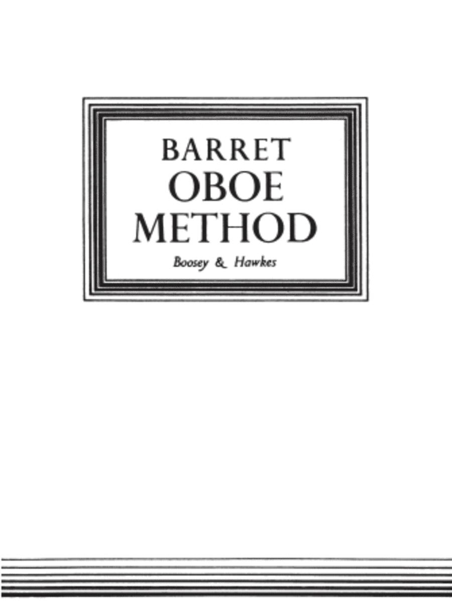 A Complete Method for the Oboe