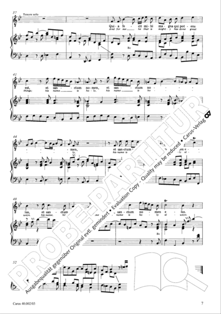 Magnificat SA scores gallery preview page 8