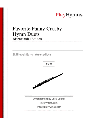 Book cover for Favorite Fanny Crosby Hymn Duets