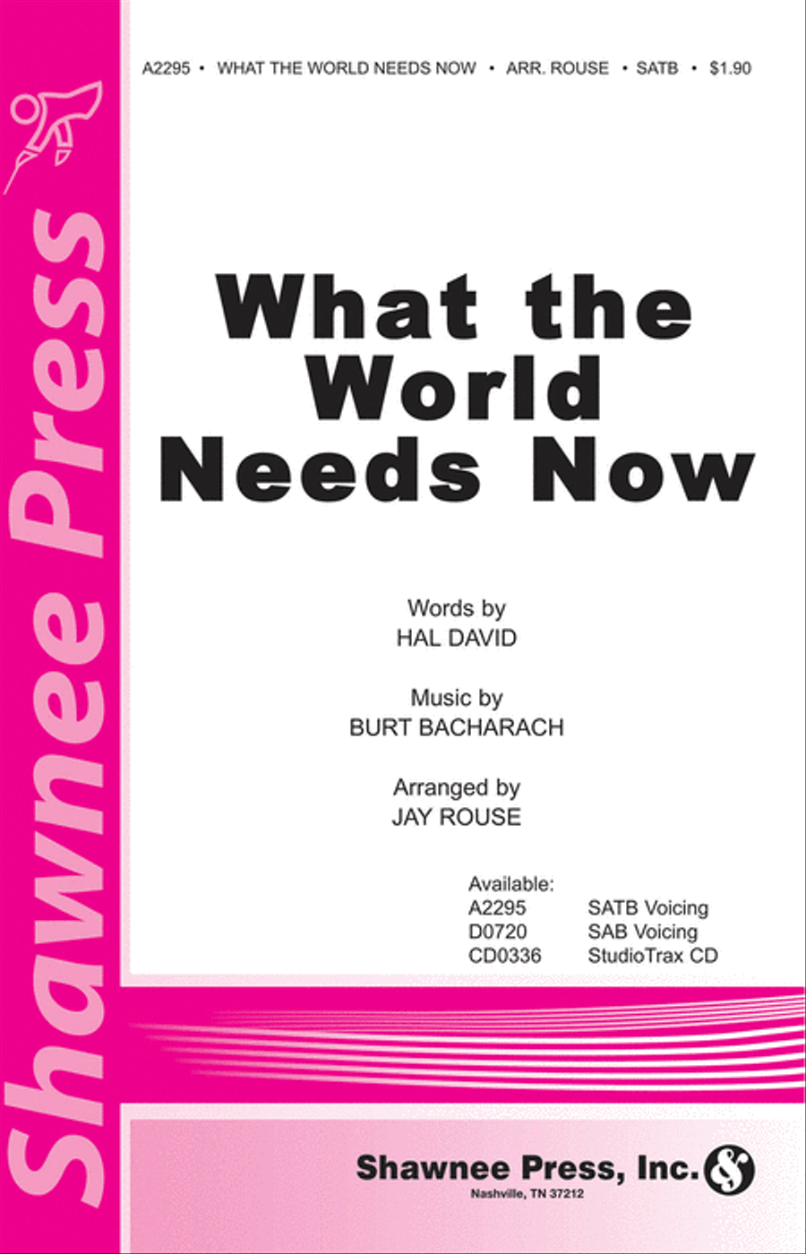 What the World Needs Now 4-Part scores gallery preview page 1