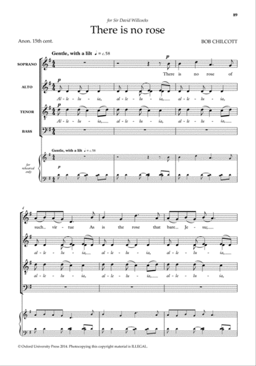A Celebration in Carols 4-Part scores gallery preview page 14