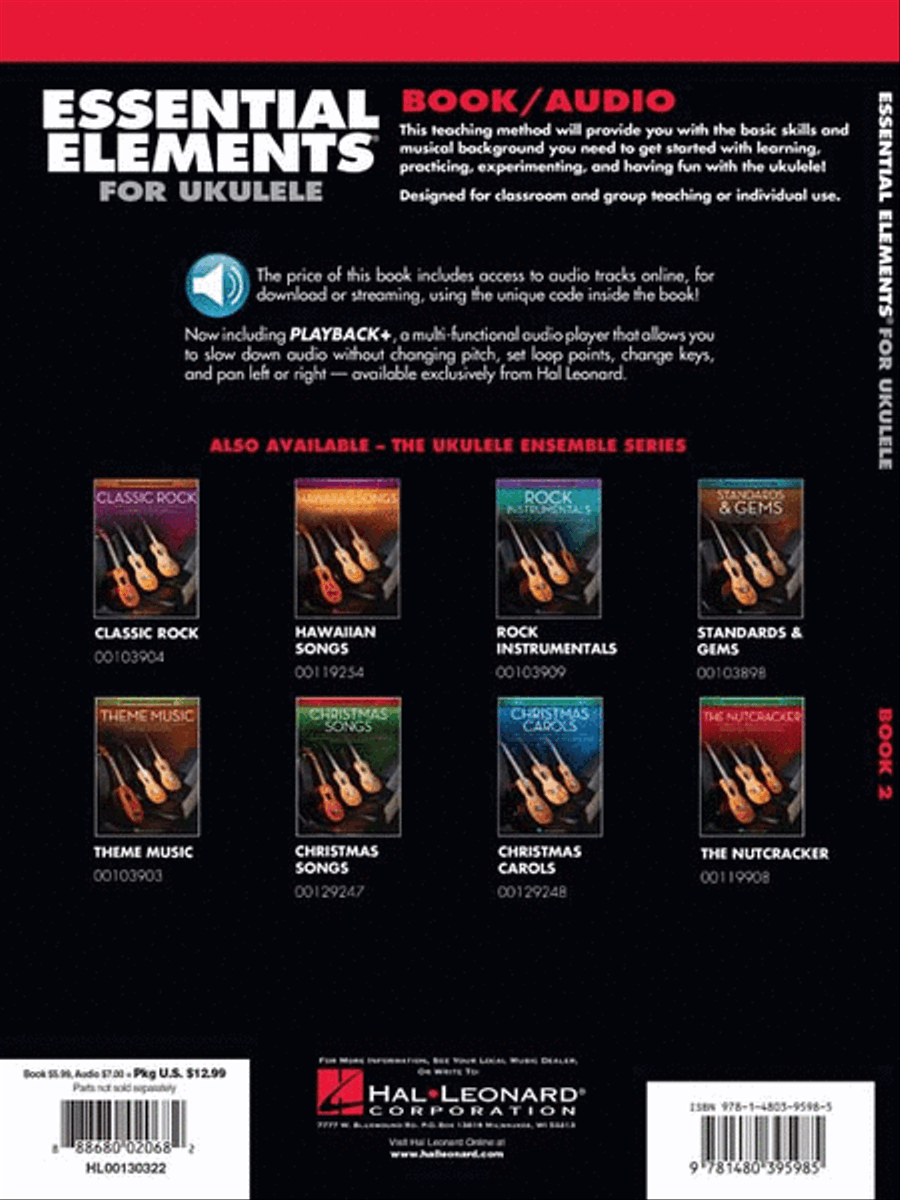Essential Elements Ukulele Method – Book 2 Ukulele scores gallery preview page 7