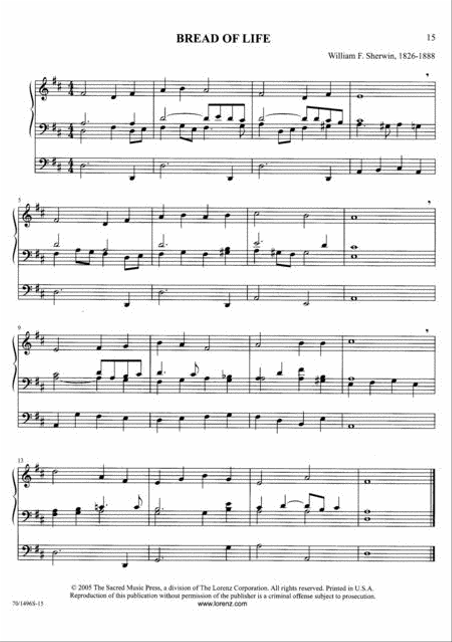 Creative Hymn Accompaniments for Organ, Vol. 4 Organ Solo scores gallery preview page 3