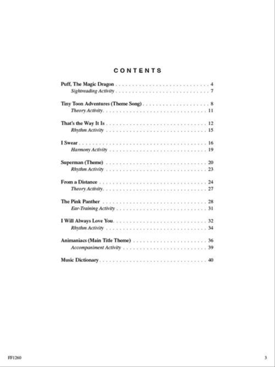 Level 3A – Popular Repertoire Book Piano Method scores gallery preview page 3