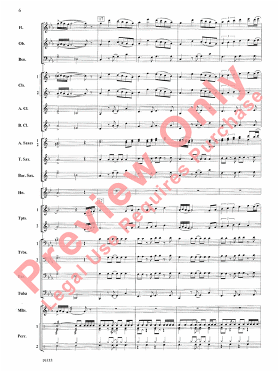 Fiero Concert Band scores gallery preview page 7