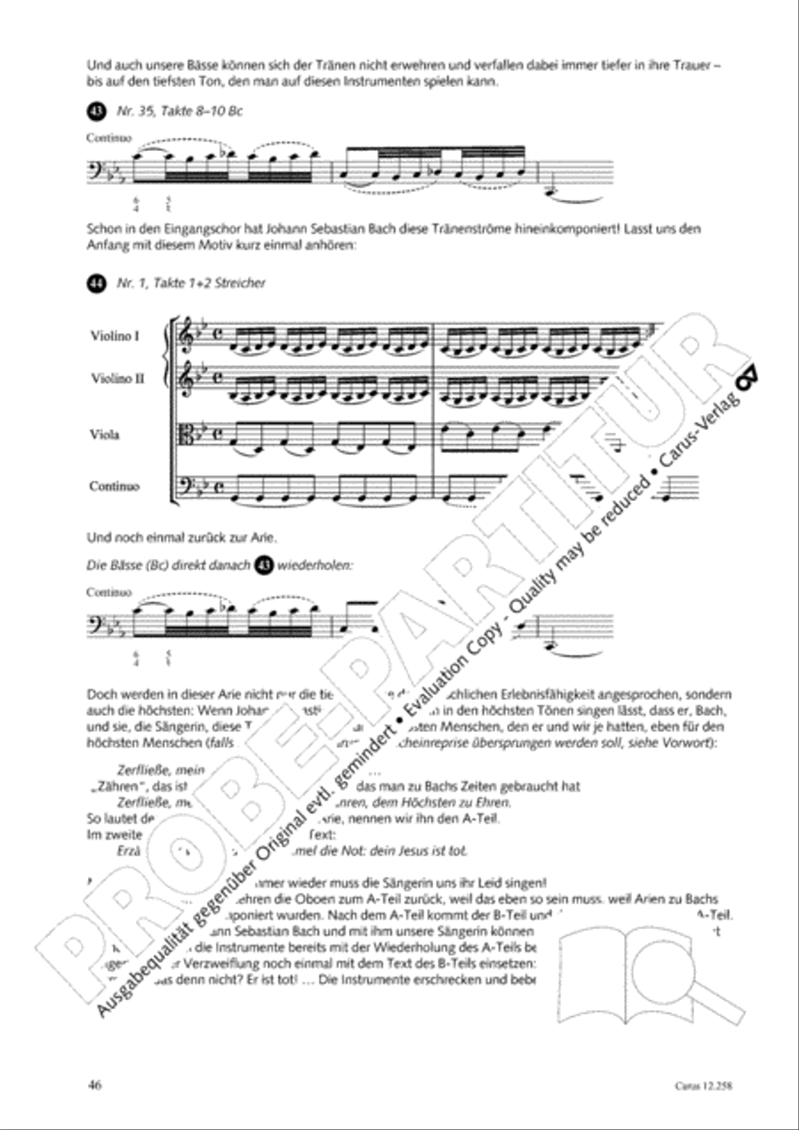 Johann Sebastian Bachs Johannes-Passion fur Kinder und Jugendliche STB scores gallery preview page 47