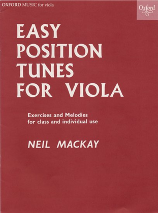 Book cover for Easy Position Tunes for Viola