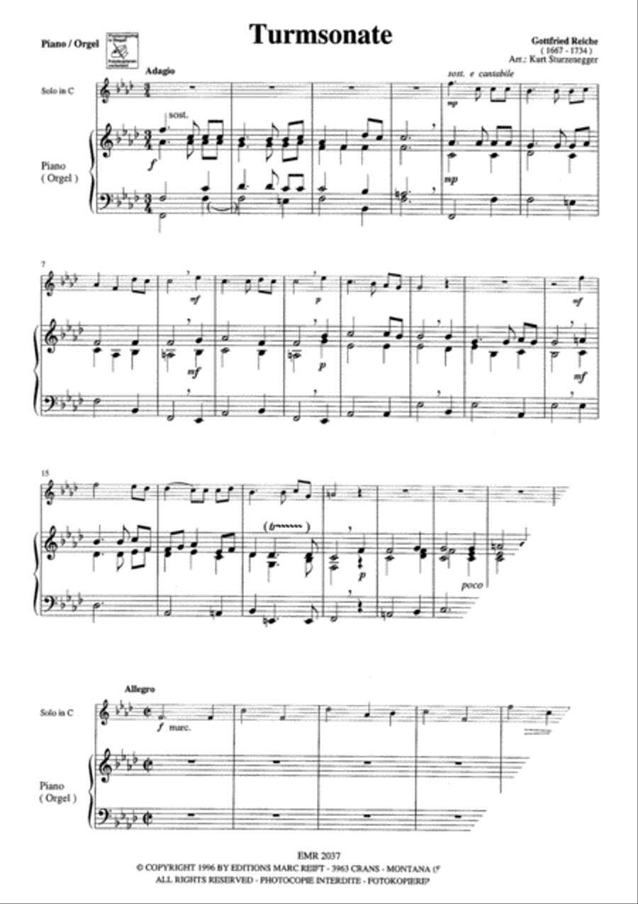 Turmsonate Turmsonate Horn scores gallery preview page 3