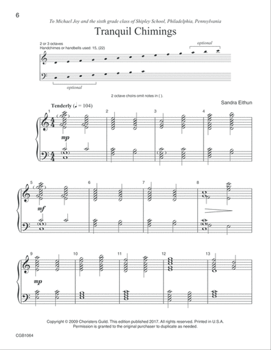 Chime Time Handbell Choir scores gallery preview page 3