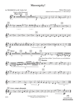 Mussorgsky!: (wp) 1st B-flat Trombone T.C.