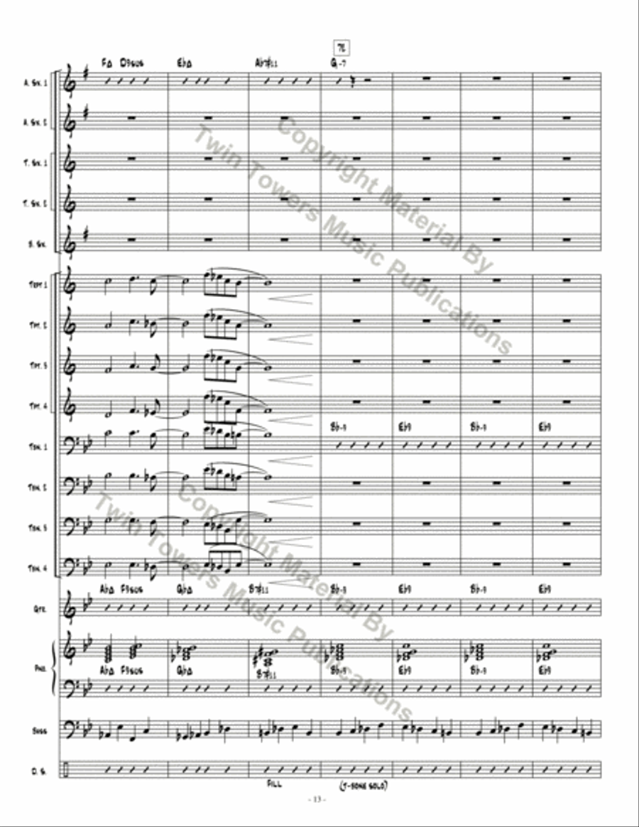 Ice is Nice Jazz Ensemble scores gallery preview page 14
