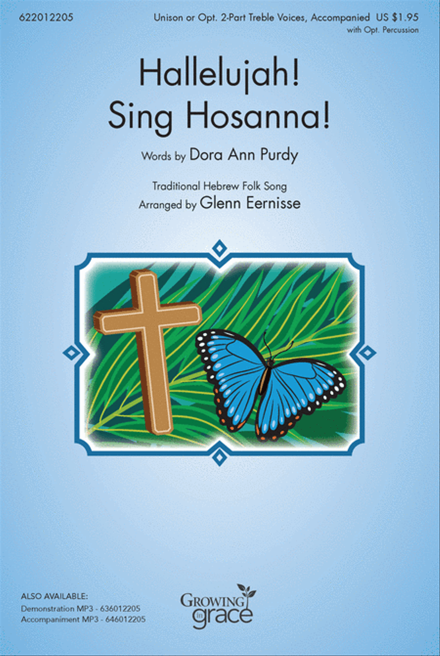 Hallelujah! Sing Hosanna! Unison Choir scores gallery preview page 1