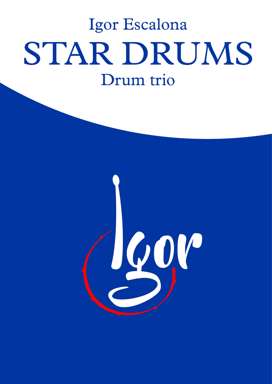 Star Drums - Drums trio Drum Set scores gallery preview page 2