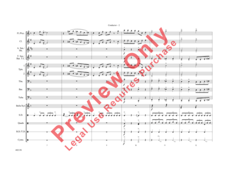 Santa Baby Santa Baby Marching Band scores gallery preview page 3