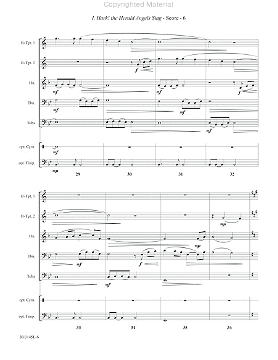 Brass at Christmas Brass at Christmas Brass Quintet scores gallery preview page 7